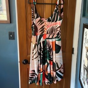 Mid Length Printed Dress
